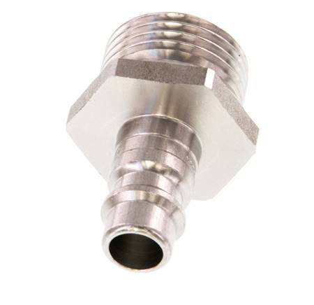 RVS DN 7.2 (Euro) Luchtkoppeling Insteeknippel G 1/2 inch Buitendraad