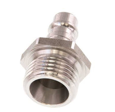 RVS DN 7.2 (Euro) Luchtkoppeling Insteeknippel G 1/2 inch Buitendraad