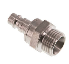 RVS DN 7.2 (Euro) Luchtkoppeling Insteeknippel G 1/2 inch Buitendraad Double Shut-Off