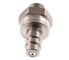 RVS DN 7.2 (Euro) Luchtkoppeling Insteeknippel G 1/4 inch Buitendraad Double Shut-Off