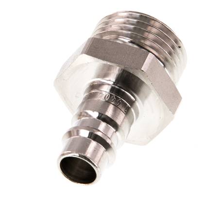 RVS 316L DN 7.2 (Euro) Luchtkoppeling Insteeknippel G 1/2 inch Buitendraad