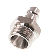 RVS 316L DN 7.2 (Euro) Luchtkoppeling Insteeknippel G 1/2 inch Buitendraad
