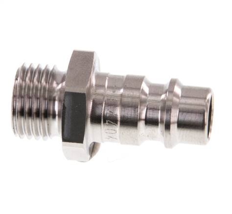 RVS 316L DN 7.2 (Euro) Luchtkoppeling Insteeknippel G 1/4 inch Buitendraad