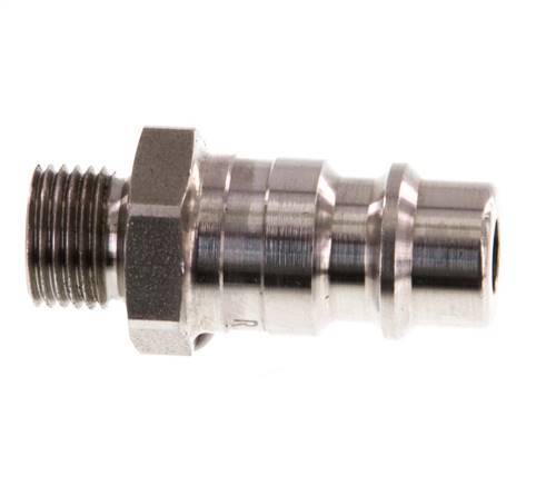 RVS 316L DN 7.2 (Euro) Luchtkoppeling Insteeknippel G 1/8 inch Buitendraad