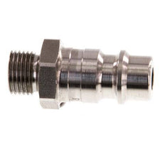 RVS 316L DN 7.2 (Euro) Luchtkoppeling Insteeknippel G 1/8 inch Buitendraad