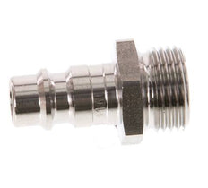 RVS 316L DN 7.2 (Euro) Luchtkoppeling Insteeknippel G 3/8 inch Buitendraad