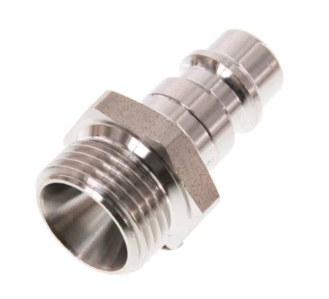 RVS 316L DN 7.2 (Euro) Luchtkoppeling Insteeknippel G 3/8 inch Buitendraad