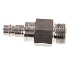 RVS 316L DN 7.2 (Euro) Luchtkoppeling Insteeknippel G 1/2 inch Buitendraad Double Shut-Off