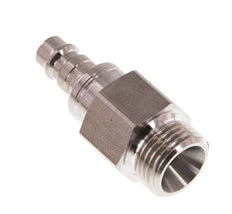RVS 316L DN 7.2 (Euro) Luchtkoppeling Insteeknippel G 1/2 inch Buitendraad Double Shut-Off