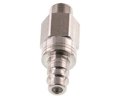RVS 316L DN 7.2 (Euro) Luchtkoppeling Insteeknippel G 1/4 inch Buitendraad Double Shut-Off