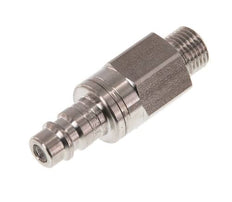 RVS 316L DN 7.2 (Euro) Luchtkoppeling Insteeknippel G 1/4 inch Buitendraad Double Shut-Off