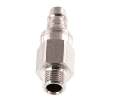 RVS 316L DN 7.2 (Euro) Luchtkoppeling Insteeknippel G 1/4 inch Buitendraad Double Shut-Off