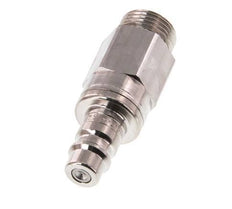 RVS 316L DN 7.2 (Euro) Luchtkoppeling Insteeknippel G 3/8 inch Buitendraad Double Shut-Off