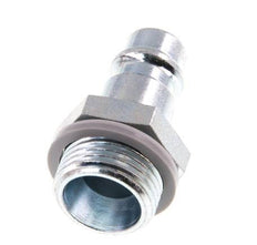 Hardened steel DN 7.2 (Euro) Air Coupling Plug G 3/8 inch Male [2 Pieces]