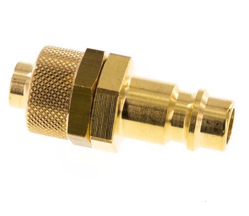 Messing DN 7.2 (Euro) Luchtkoppeling Insteeknippel 9x12 mm Push-On