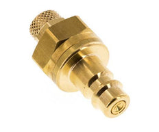 Messing DN 7.2 (Euro) Luchtkoppeling Insteeknippel 4x6 mm Push-On Double Shut-Off