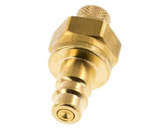 Messing DN 7.2 (Euro) Luchtkoppeling Insteeknippel 4x6 mm Push-On Double Shut-Off