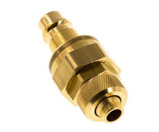 Messing DN 7.2 (Euro) Luchtkoppeling Insteeknippel 8x10 mm Push-On Double Shut-Off