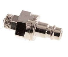 Vernikkeld Messing DN 7.2 (Euro) Luchtkoppeling Insteeknippel 4x6 mm Push-On Double Shut-Off