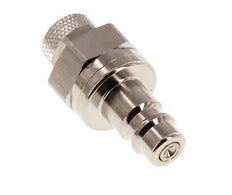 Vernikkeld Messing DN 7.2 (Euro) Luchtkoppeling Insteeknippel 6x8 mm Push-On Double Shut-Off
