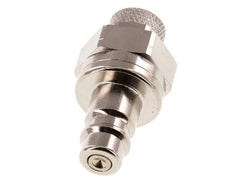 Vernikkeld Messing DN 7.2 (Euro) Luchtkoppeling Insteeknippel 6x8 mm Push-On Double Shut-Off