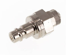 Vernikkeld Messing DN 7.2 (Euro) Luchtkoppeling Insteeknippel 6x8 mm Push-On Double Shut-Off