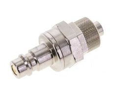Vernikkeld Messing DN 7.2 (Euro) Luchtkoppeling Insteeknippel 8x10 mm Push-On Double Shut-Off