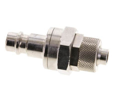 Vernikkeld Messing DN 7.2 (Euro) Luchtkoppeling Insteeknippel 8x10 mm Push-On Double Shut-Off