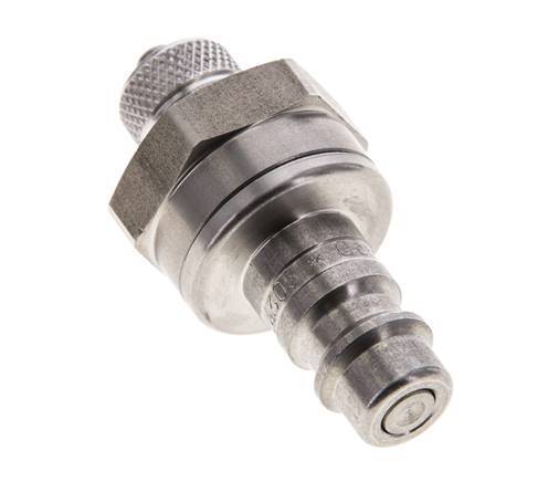 RVS DN 7.2 (Euro) Luchtkoppeling Insteeknippel 4x6 mm Push-On Double Shut-Off