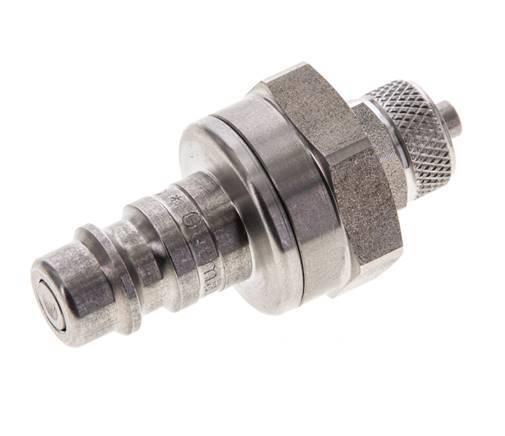 RVS DN 7.2 (Euro) Luchtkoppeling Insteeknippel 4x6 mm Push-On Double Shut-Off