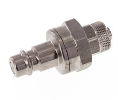 RVS DN 7.2 (Euro) Luchtkoppeling Insteeknippel 6x8 mm Push-On Double Shut-Off