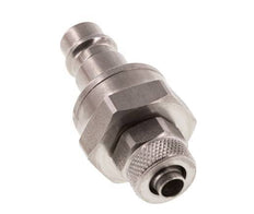 RVS DN 7.2 (Euro) Luchtkoppeling Insteeknippel 6x8 mm Push-On Double Shut-Off