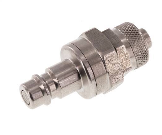 RVS DN 7.2 (Euro) Luchtkoppeling Insteeknippel 8x10 mm Push-On Double Shut-Off
