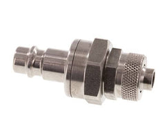 RVS DN 7.2 (Euro) Luchtkoppeling Insteeknippel 8x10 mm Push-On Double Shut-Off