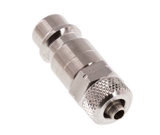 RVS 316L DN 7.2 (Euro) Luchtkoppeling Insteeknippel 4x6 mm Push-On