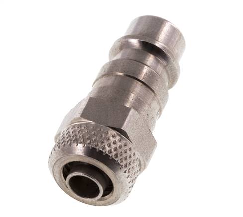 RVS 316L DN 7.2 (Euro) Luchtkoppeling Insteeknippel 6x8 mm Push-On