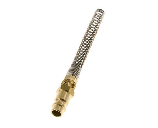 Messing DN 7.2 (Euro) Luchtkoppeling Insteeknippel 4x6 mm Push-On Buigbescherming