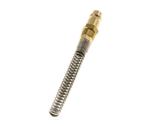 Messing DN 7.2 (Euro) Luchtkoppeling Insteeknippel 4x6 mm Push-On Buigbescherming
