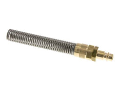 Messing DN 7.2 (Euro) Luchtkoppeling Insteeknippel 6x8 mm Push-On Buigbescherming met Terugslagklep