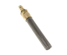 Messing DN 7.2 (Euro) Luchtkoppeling Insteeknippel 9x12 mm Push-On Buigbescherming