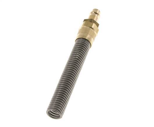 Messing DN 7.2 (Euro) Luchtkoppeling Insteeknippel 9x12 mm Push-On Buigbescherming