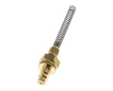 Messing DN 7.2 (Euro) Luchtkoppeling Insteeknippel 4x6 mm Push-On Buigbescherming Double Shut-Off