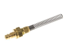 Messing DN 7.2 (Euro) Luchtkoppeling Insteeknippel 6x8 mm Push-On Buigbescherming Double Shut-Off