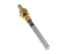Messing DN 7.2 (Euro) Luchtkoppeling Insteeknippel 6x8 mm Push-On Buigbescherming Double Shut-Off