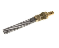 Messing DN 7.2 (Euro) Luchtkoppeling Insteeknippel 9x12 mm Push-On Buigbescherming Double Shut-Off