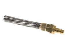 Messing DN 7.2 (Euro) Luchtkoppeling Insteeknippel 9x12 mm Push-On Buigbescherming Double Shut-Off