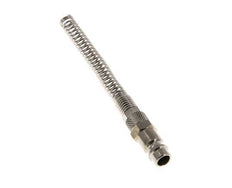 Vernikkeld Messing DN 7.2 (Euro) Luchtkoppeling Insteeknippel 4x6 mm Push-On Buigbescherming