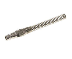 Vernikkeld Messing DN 7.2 (Euro) Luchtkoppeling Insteeknippel 6x8 mm Push-On Buigbescherming