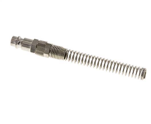 Vernikkeld Messing DN 7.2 (Euro) Luchtkoppeling Insteeknippel 6x8 mm Push-On Buigbescherming