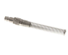 Vernikkeld Messing DN 7.2 (Euro) Luchtkoppeling Insteeknippel 8x10 mm Push-On Buigbescherming